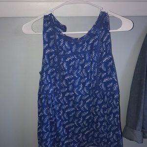 Blue tank top